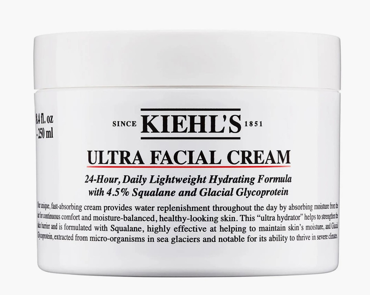 Зволожуючий крем для обличчя Kiehl's Ultra Facial Cream 250 мл