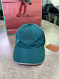 Кепка Loro Piana смарагдова бейсболка преміум'якість, фото 6