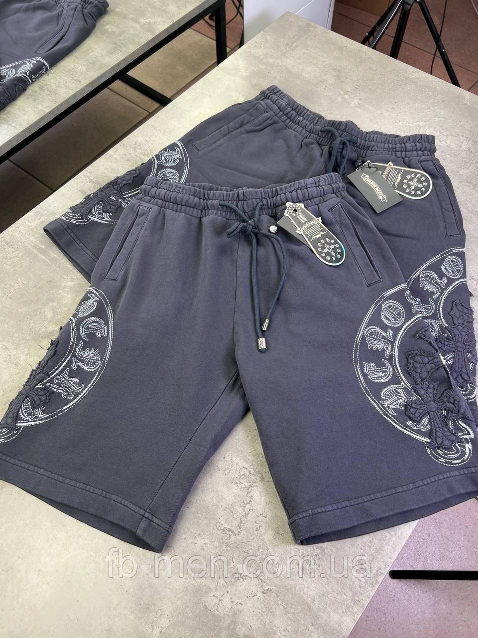 Трикотажні шорти Chrome Hearts Gray