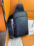 Сумка-слінг Louis Vuitton Avenue NM Damier Infini, фото 3