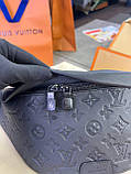 Сумка поясна Louis Vuitton Discovery PM чоловіча шкіряна бананка якість преміум, фото 4