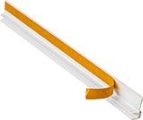 Профіль віконний примикання (примикає) з манжетою 6мм без сітки, фото 3