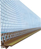 Профіль віконний примикання золотий дуб з манжетою та сіткою (6мм), фото 4