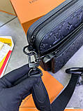 Месенджер Louis Vuitton Black Trio Monogram, фото 3