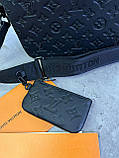 Месенджер Louis Vuitton Black Trio Monogram, фото 4