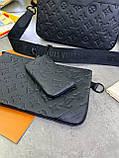 Месенджер Louis Vuitton Black Trio Monogram, фото 8