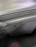 Сумка чоловіча планшетка канвас зі шкірою, месенджер сірий GG принт, фото 8