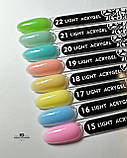 Рідкий акригель Light Acrygel 22 Зелене яблуко HD Hollywood, фото 2