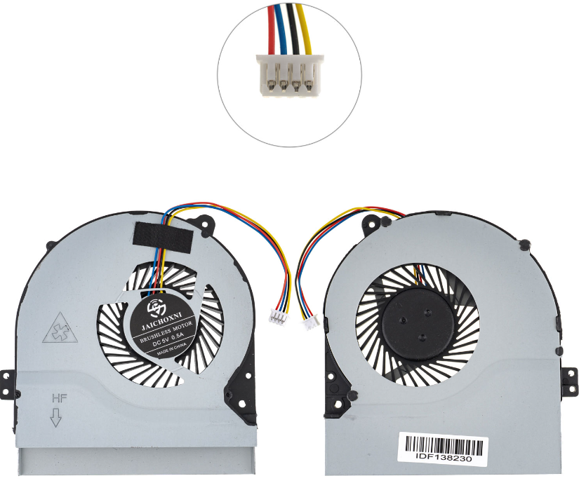 Вентилятор для ноутбука ASUS X550IU, X550IK series, DC5V 0.4A 4pin (SUNON K830AB) (Кулер), фото 1