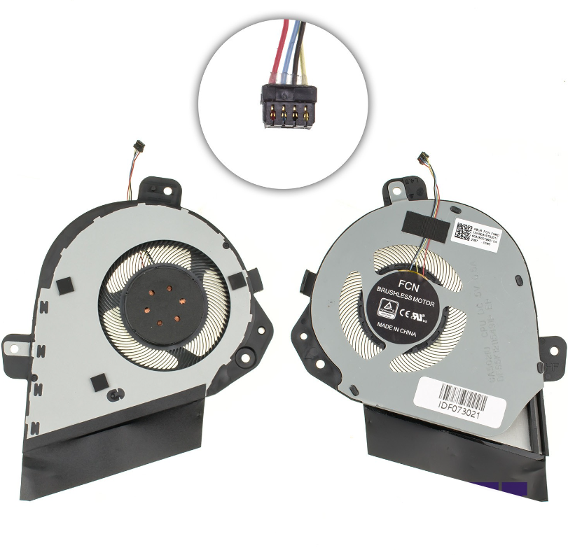 Оригінальний вентилятор для ноутбука ASUS ROG Zephyrus G15 GA502IV (CPU FAN), GA502IU, 5V !!! (13NR03V0T02011) (Кулер), фото 1