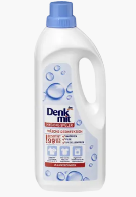 Ополіскувач для дезінфекції білизни Denkmit Hygiene, 18 прань, 1,5 л 4066447518016
