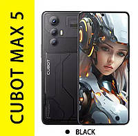 Смартфон Cubot Max 5 Black 12/256Gb 6,95" 100Mpx NFC 5G игровой телефон + стекло!