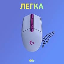 Миша Logitech G305 Lightspeed Lilac, фото 4