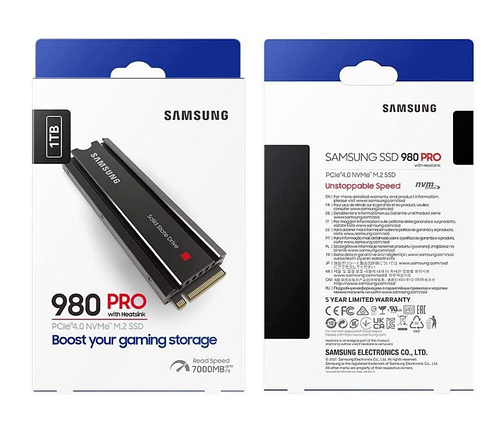 SSD накопичувач Samsung 980 PRO w/ Heatsink 1 TB (MZ-V8P1T0CW), фото 4