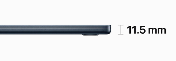 Ноутбук Apple MacBook Air 15" M2 Midnight 2023 (MQTM3), фото 4