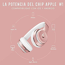 Навушники з мікрофоном Beats by Dr. Dre Solo3 Wireless Rose Gold (MNET2) New, фото 4