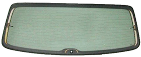 Скло заднє з підігрівом Volkswagen Touran 03-10 MINIVAN Xinyi 1 отв.