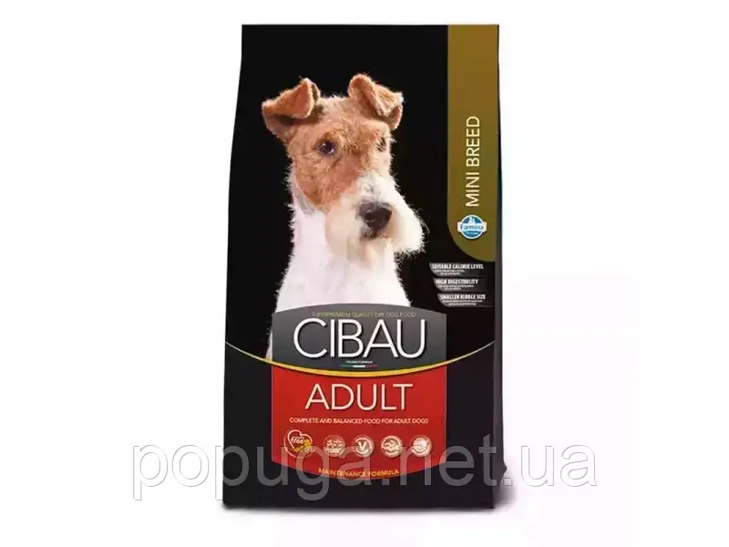 Farmina Cibau Adult Mini Chicken сухий корм для дорослих собак дрібних порід КУРКА, 7кг