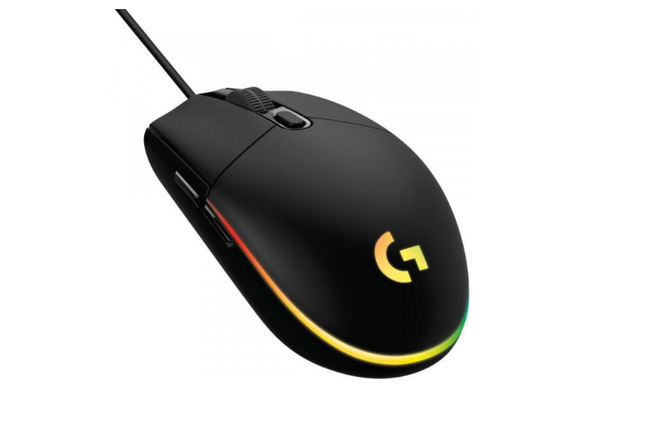 Миша Logitech Wireless G203 Gaming Lightsync RGB Black (910-005796), фото 1
