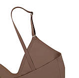 Комплект нижньої білизни топ та стрінги, Безшовний комплект білизни трусики та топ S, фото 3