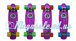 Скейт Penny Board (Пенніборд фіш) Fishskateboards: фіолетовий, до 80 кг