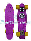 Скейт Penny Board (Пенніборд фіш) Fishskateboards: фіолетовий, до 80 кг, фото 3