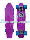 Скейт Penny Board (Пенніборд фіш) Fishskateboards: фіолетовий, до 80 кг, фото 4