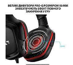 Комп'ютерна гарнітура Logitech Wired Gaming Headset G332 Black (981-000757), фото 4