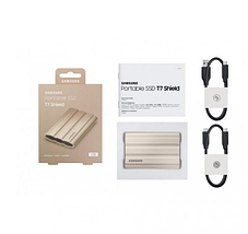 SSD накопичувач Samsung T7 Shield 2 TB Beige (MU-PE2T0K/AM), фото 6