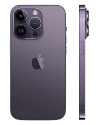 Смартфон Apple IPhone 14 Pro 128GB Deep Purple (MQ0G3) (Neverlock) New, фото 2