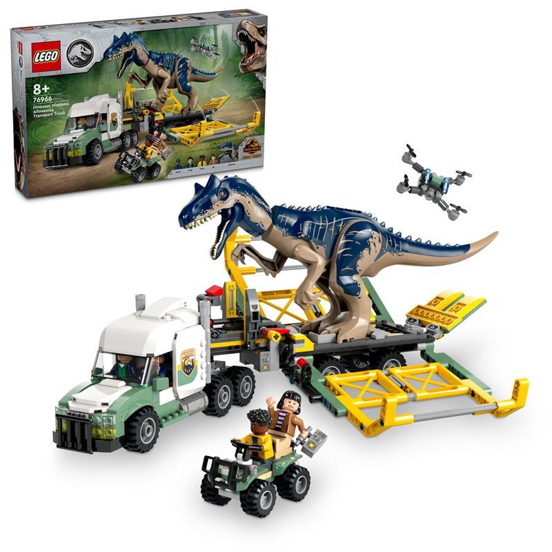 LEGO Jurassic World Місії динозаврів: Вантажівка для перевезення алозавра 76966, фото 1
