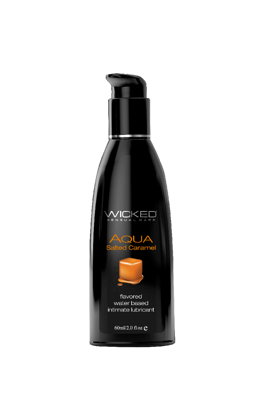Їстівний лубрикант зі смаком карамелі WICKED AQUA 60ML