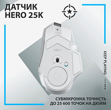 Миша Logitech G502 X Lightspeed Wireless White (910-006189), фото 4