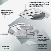 Миша Logitech G502 X Lightspeed Wireless White (910-006189), фото 5