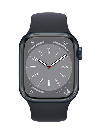 Смарт-годинник Apple Watch Series 8 GPS 45mm Midnight Aluminum Case w. Midnight Sport Band (MNP13/MNUL3) (Open, фото 4