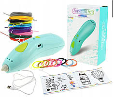 3D ручка 2 кольори зі стрижнями MalPlay