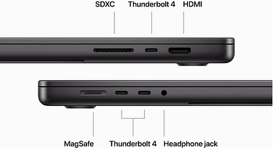 Ноутбук Apple MacBook Pro 16" Space Black Late 2023 (MRW13), фото 5
