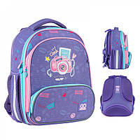 Ранець каркасний "GoPack" Education Say Cheese 2від.,3карм. №GO24-597M-4(8)