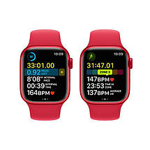 Apple Watch Series 8 GPS 41mm (PRODUCT)RED Aluminum Case with (PRODUCT)RED Sport Band (MNUG3LL/A), фото 3