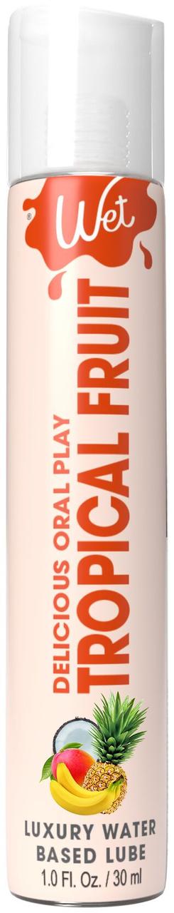 Їстівний лубрикант на водній основі Wet Oral Play Tropical Explosion 30 мл, фото 1