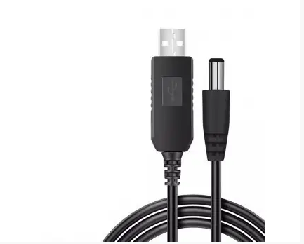 Кабель живлення для роутерів від павербанку USB-A to DC на 12v 5.5 х 2.1 mm, фото 3
