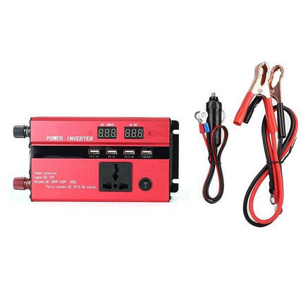 Автомобільний перетворювач живлення IEFIEL 600W 12V to 220V, фото 2