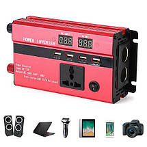 Автомобільний перетворювач живлення IEFIEL 600W 12V to 220V, фото 3