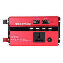 Автомобільний перетворювач живлення IEFIEL 600W 12V to 220V, фото 4