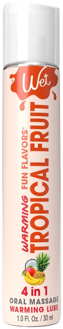 Зігріваючий лубрикант на водній основі Wet Warming Tropical Explosion 4 in 1 (30 мл), фото 1