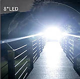 Яскравий потужний акумуляторний налобний ліхтар HEADLIGHT CLT28 20 світлодіодів 35 Вт надяскравий ліхтар, фото 8