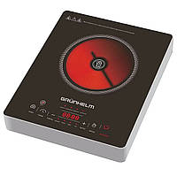 Плита одноконфоркова електрична кухонна Grunhelm GIR-809 інфрачервона 2000 Вт Чорна tet