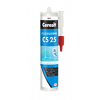 Герметик силіконовий CS25 Чорний (Вугільний) Ceresit [280 мл]