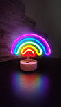 Неоновий нічник світильник Веселка, фото 3