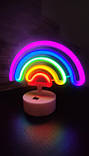 Неоновий нічник світильник Веселка, фото 2